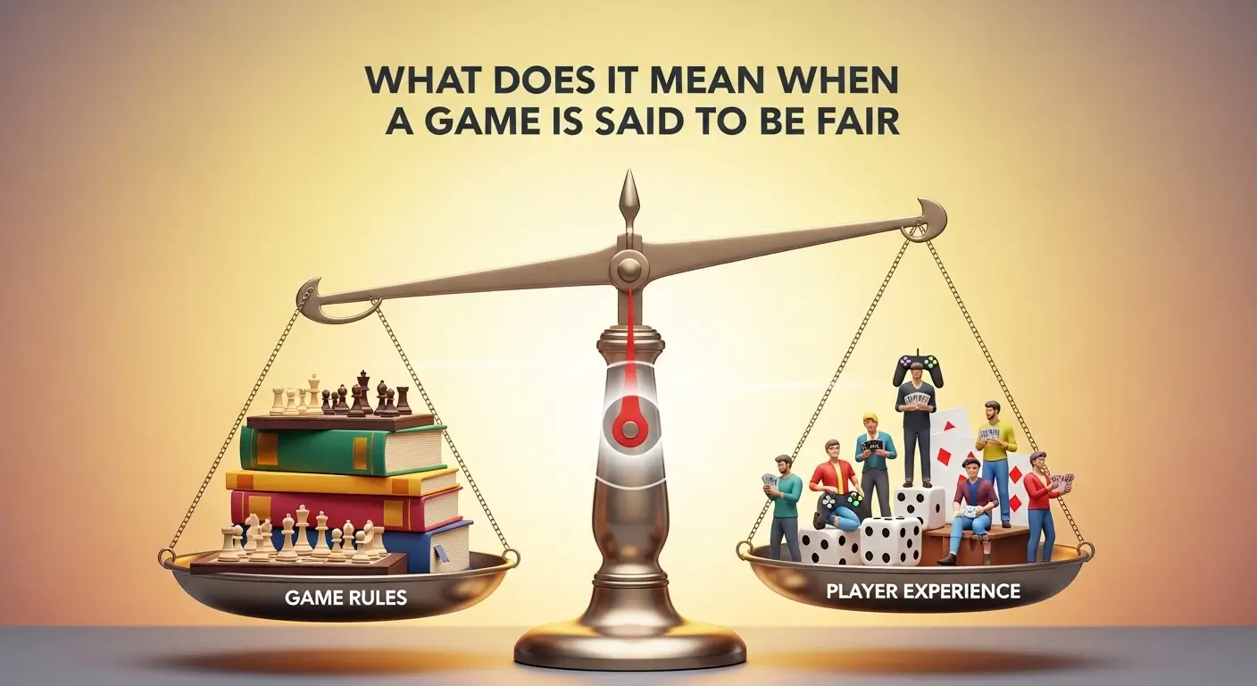 What Does “A Game Is Said to Be Fair If” Mean