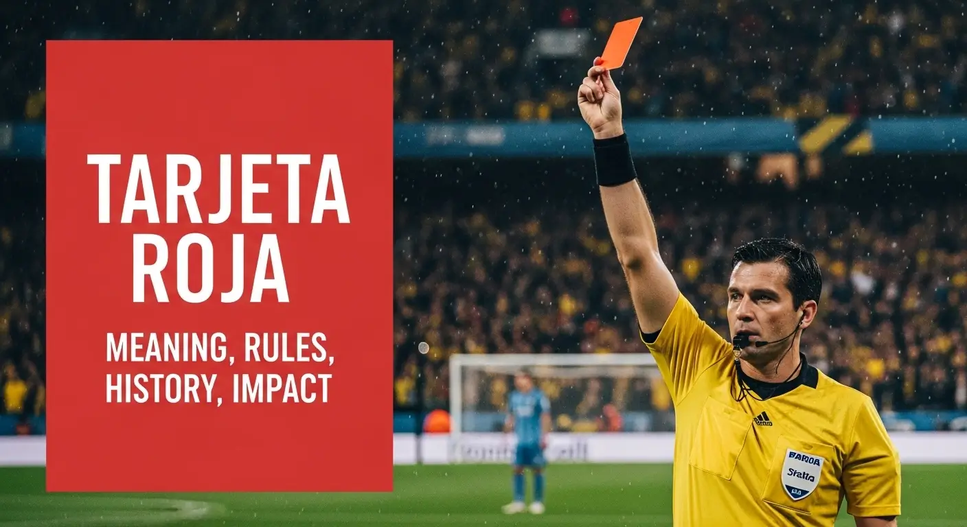 Tarjeta Roja Meaning, Rules, History, and Impact in Football