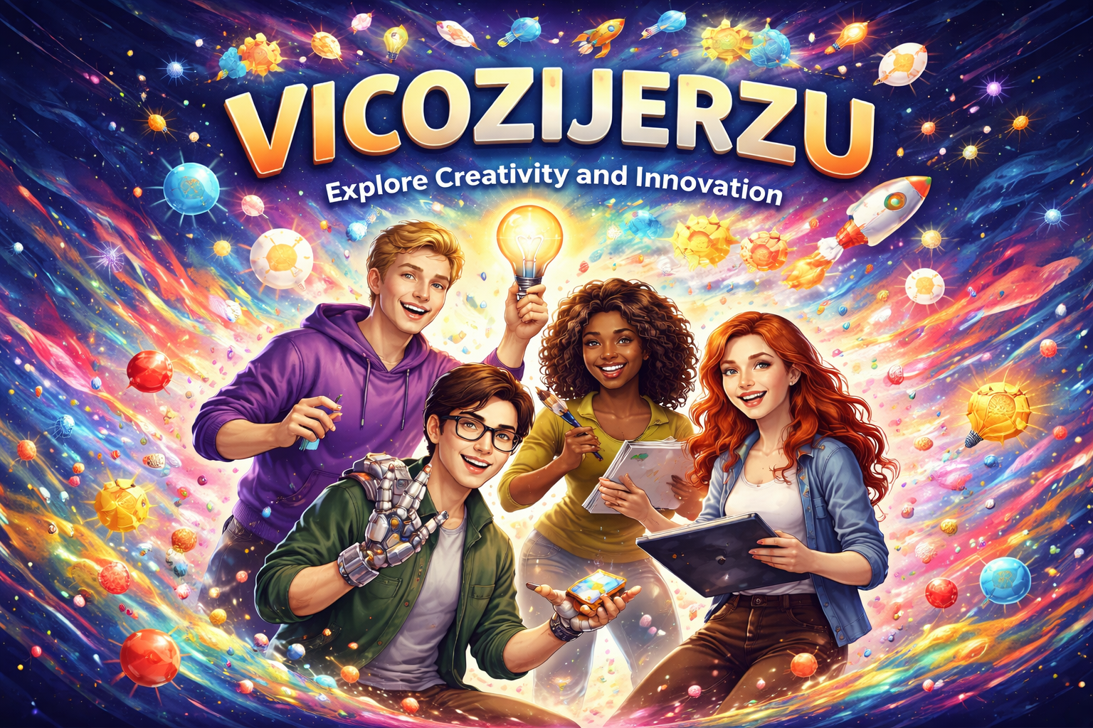 Vicozijerzu: Explore Creativity and Innovation give me pic 1200 size