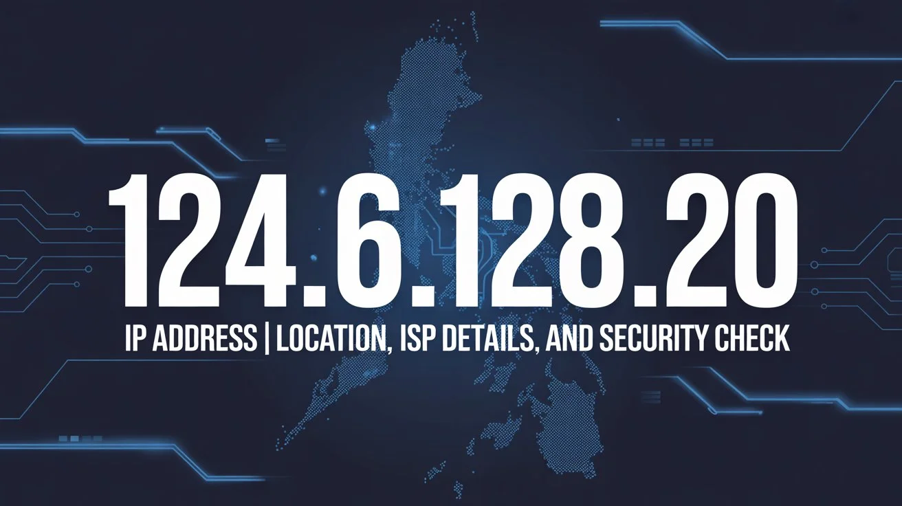 124.6.128.20 IP Address Details, Safety & Lookup Guides